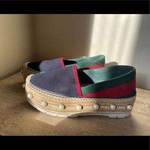 Gucci platform espadrilles. Size 38